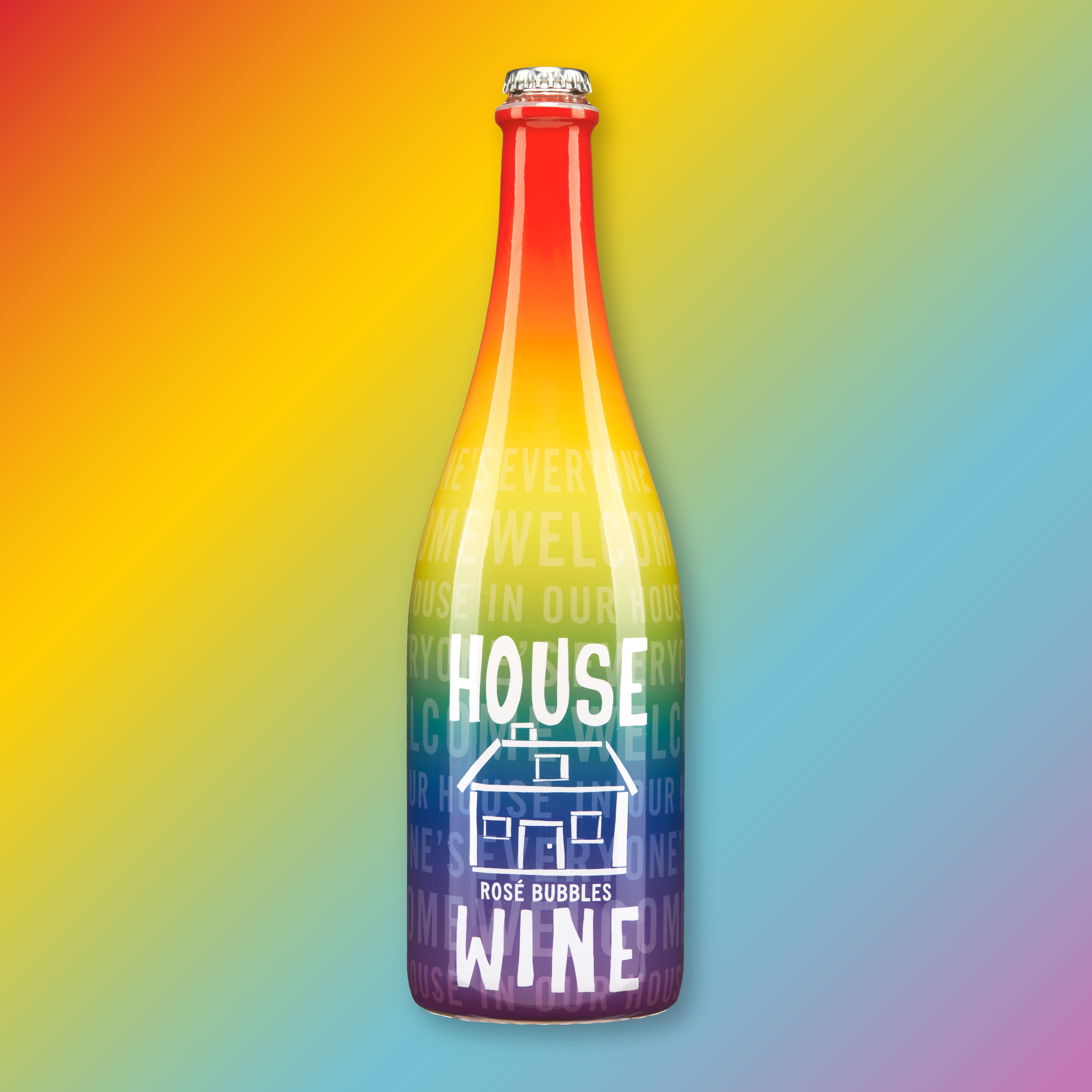 Rainbow Rosé Bubbles