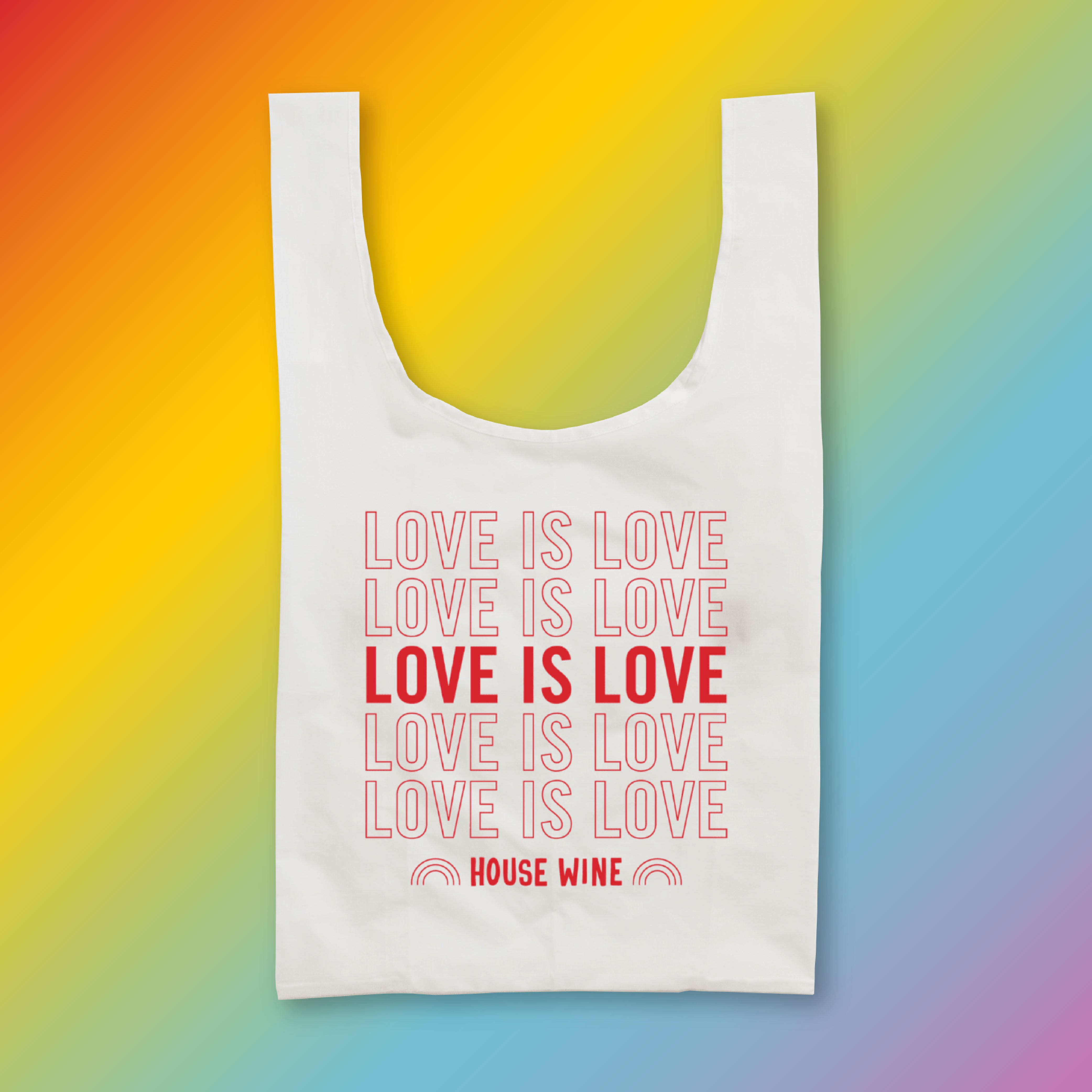 House Wine Pride x BAGGU Tote Bag