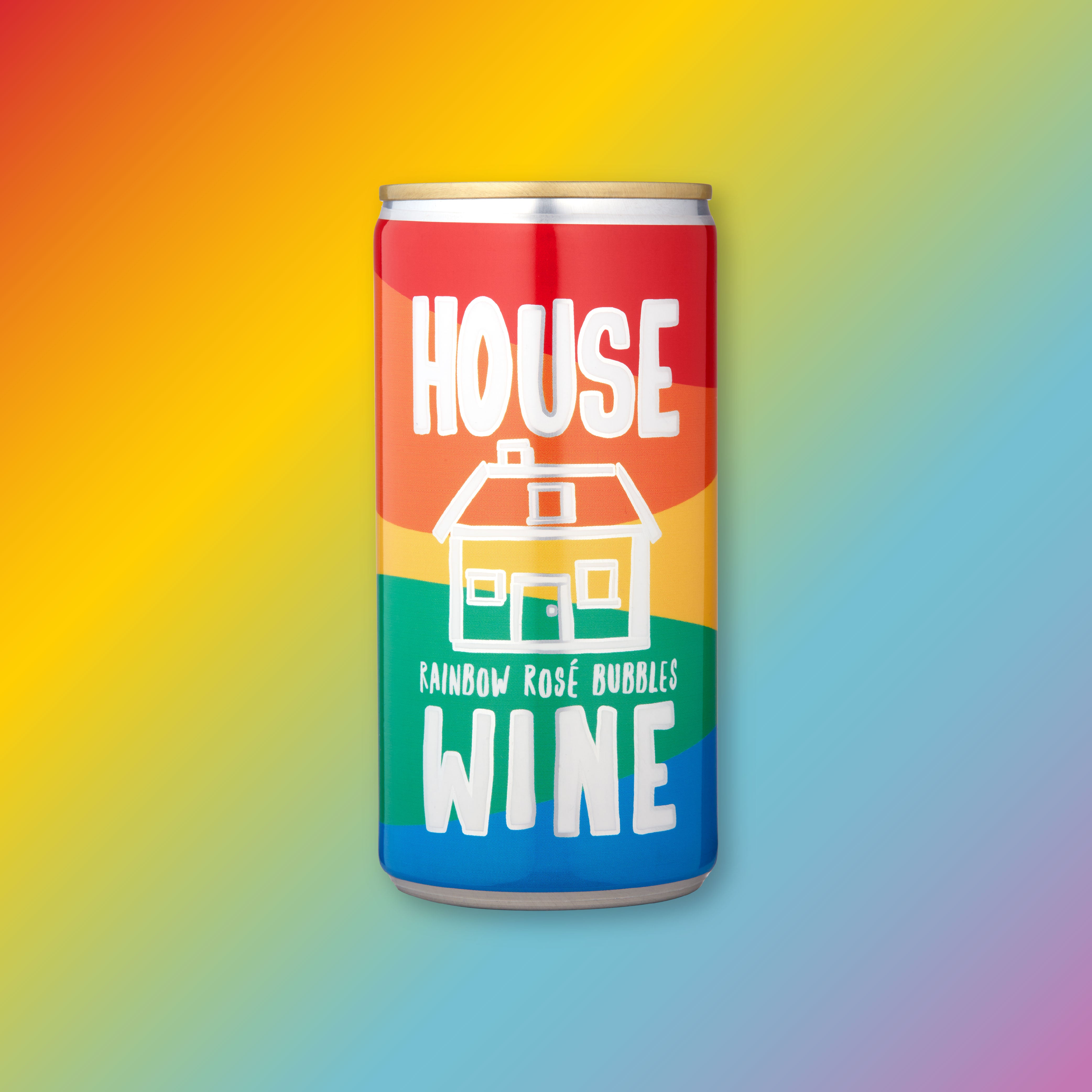 Rainbow Rosé Bubbles Mini Can