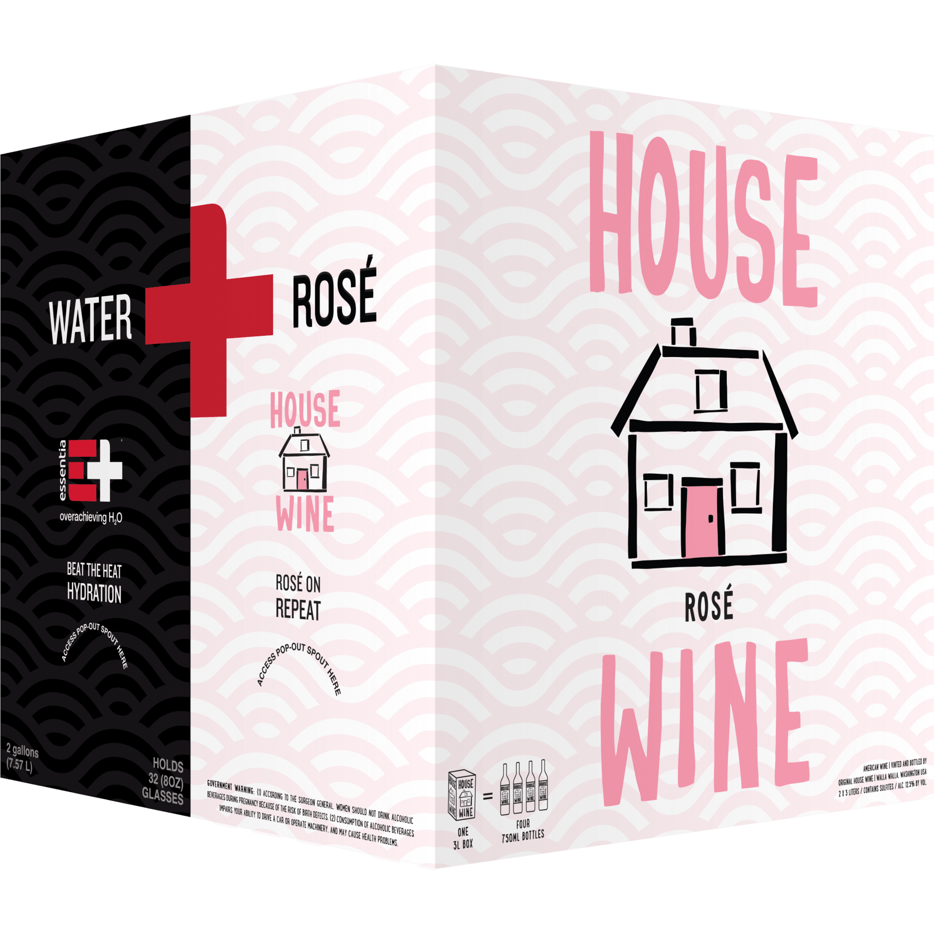 Essentia Water x House Wine Rosé Box